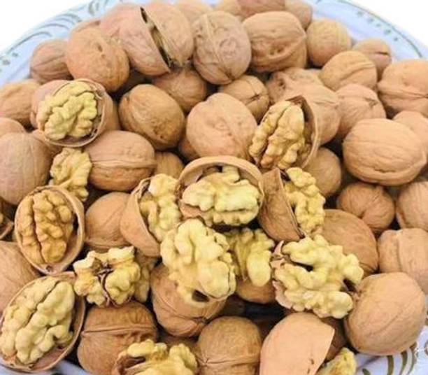 ZION Walnuts 1kg Inshell Akhrot Paper Shell califonrina whole Akrot|Sabut akhrot Walnuts