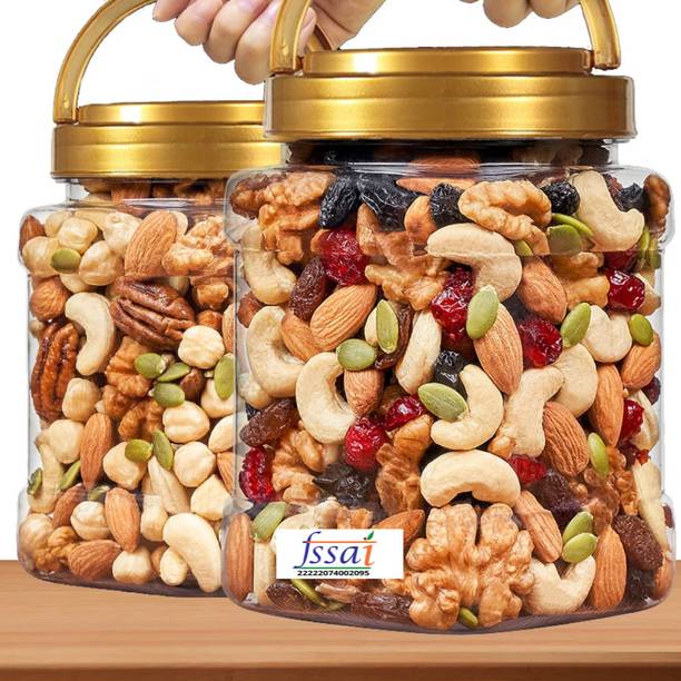 RUDRAKSH NUT MIX PANCH MEWA MIX DRY FRUITS [ ALMONDS , CASHEWS , RAISINS , APRICOTS] Almonds, Cashews, Raisins, Pistachios, Apricots, Dates, Walnuts, Assorted Fruits & Nuts
