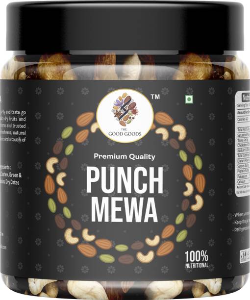 THE GOOD GOODS Panchmeva | Dry Fruits Mix | Nutritious & Flavorful Almonds, Cashews, Dates, Raisins, Pistachios, Walnuts, Figs