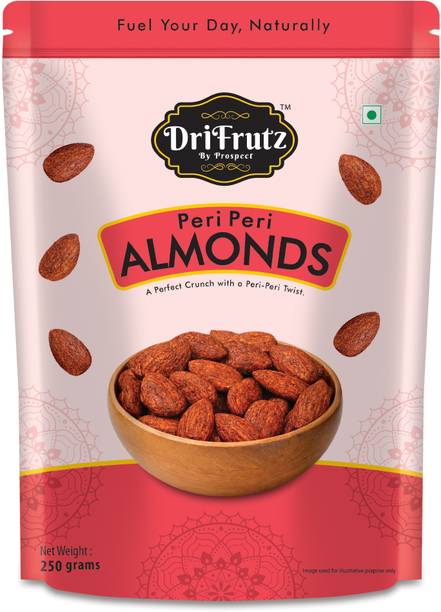 DRIFRUTZ Peri Peri Almonds – Ready to Eat Snack for Snacking and Topping Use Almonds