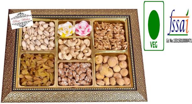 FOOD LIBRARY THE MAGIC OF NATURE Diwali Exclusive Dry Fruits Gift Hamper (mm 1595) Assorted Nuts