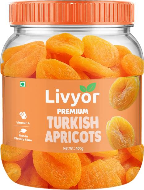 LIVYOR Premium Turkish Apricots | Dry Fruits Dried Apricots