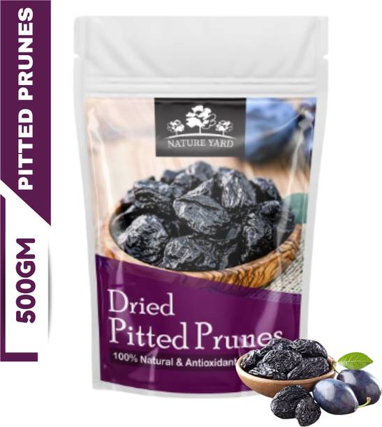 NATURE YARD Dried Pitted Prunes Dry fruits for eating - 100% Natural Prunes