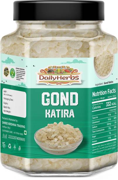 DAILYHERBS Gond Katira Pure (Edible ) | Tragacanth | Keep Body Cool | Dried Gum