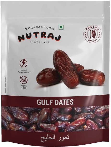 Nutraj Gulf Dates 500g, Dates Dry Fruits, Khajur, Khajoor Dates