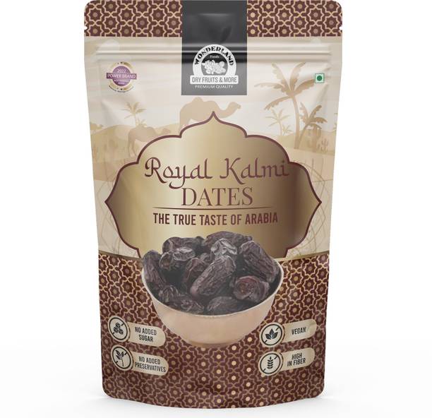 WONDERLAND Foods - Kalmi Dates 200g | Organic Soft & Handpicked | Khajoor | Khajur | Dry Dates