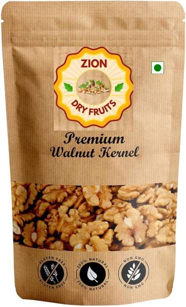 ZION walnut Kernel Dryfruits Light Halves Akhrot Giri( Without Shell ) Walnuts Walnuts