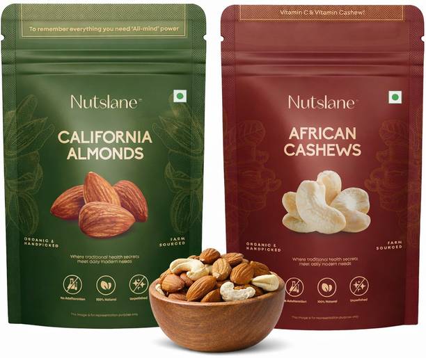 Nutslane Premium Nuts Combo Almonds, Cashews