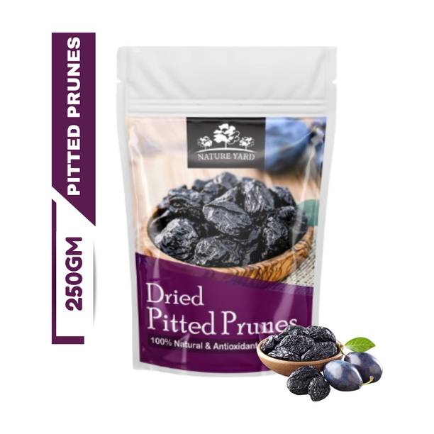 NATURE YARD Dried Pitted Prunes Dry fruits for eating - 100% Natural Prunes