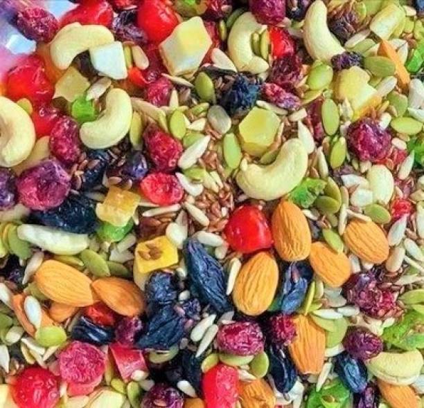 ZION Organic Fresh Mixed Seeds and Dry Fruits| mix dry fruits 1kg Assorted Seeds &amp; Nuts