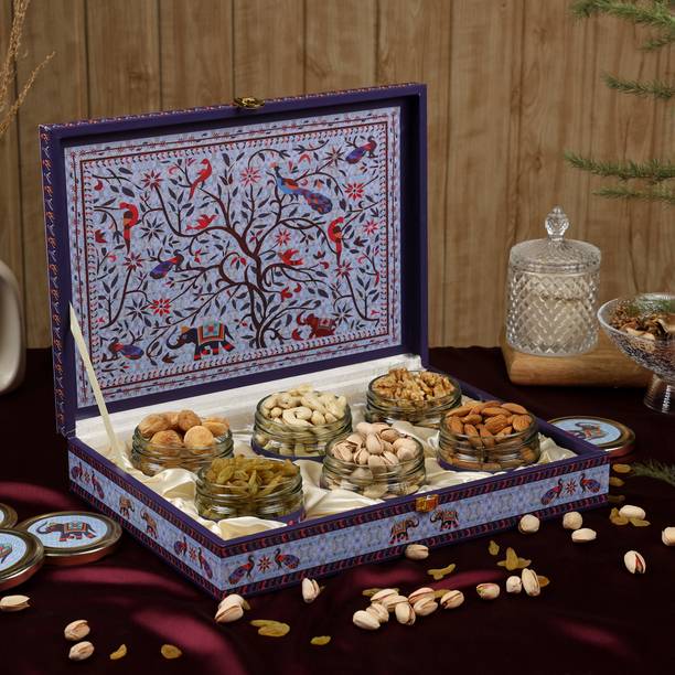 Riwaz Premium Combo Pack of 6 Dry Fruit | Festive Gift Pack of Dry Fruits & Nuts
