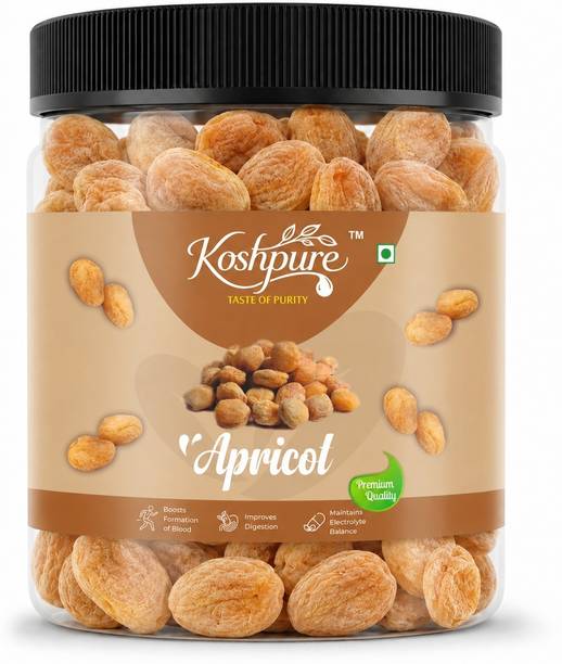 KOSHPURE Dried Apricots | Sweet & Nutritious Dry Fruits | Rich in Fiber & Vitamins Apricots