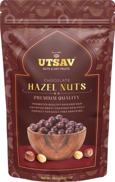 utsav Premium Chocolate Coated Hazelnuts Hazelnuts