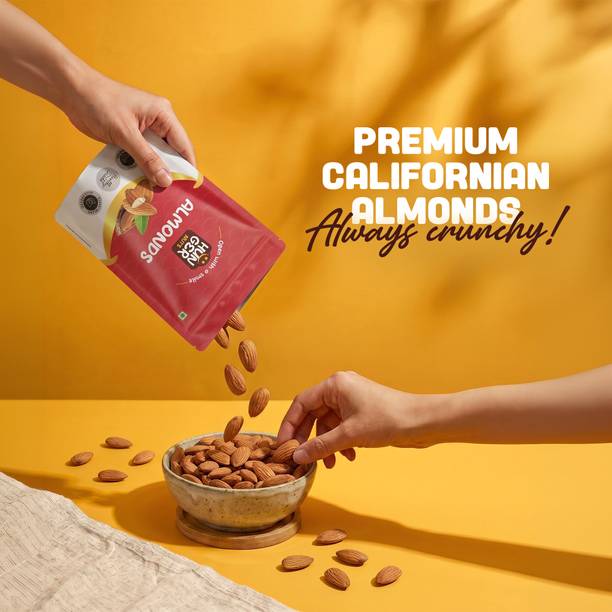 Hunger nuts Premium Almonds |Raw Badam| Rich in Protein Almonds