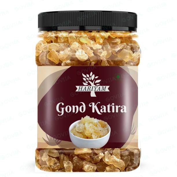 HARIYAM Pure Natural Gond Katira 500gm | High Cooling Properties Dried Gum