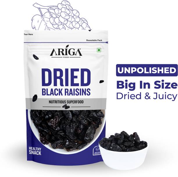 Ariga Foods 100% Natural Premium Black Raisins