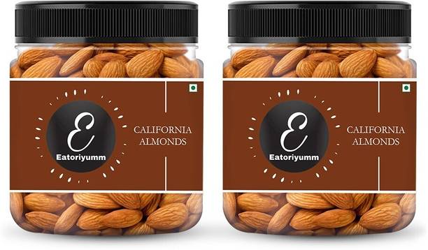 Eatoriyumm California Almonds (American Badam) - Big Size - Fresh & Crunchy Almonds