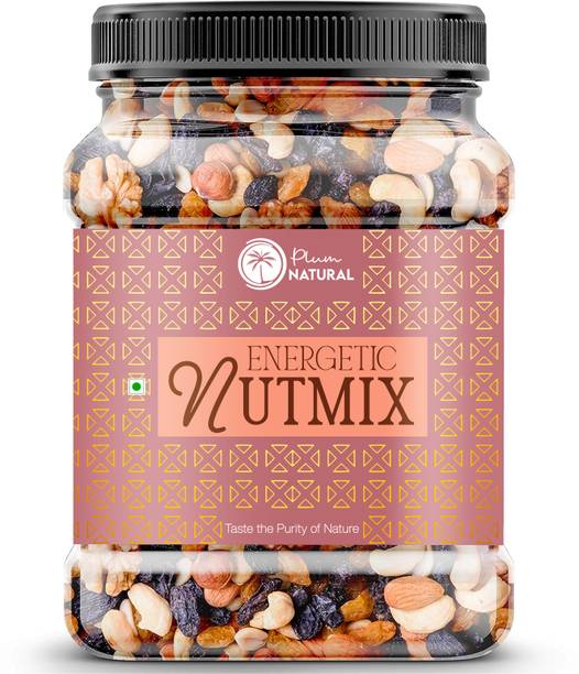 Plum Natural Mix Dry Fruits and Nuts Healthy Gift Hamper for Every Occasion Fresh and Healthy