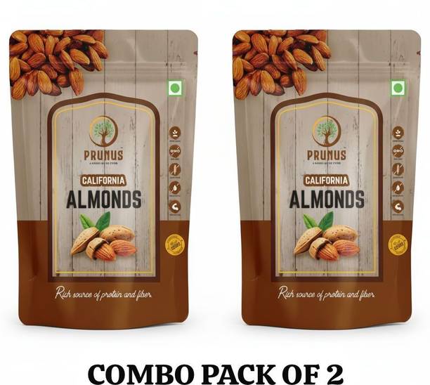 PRUNUS Premium California Almonds | Badam Giri| Whole, Raw, Natural Badam | Almonds