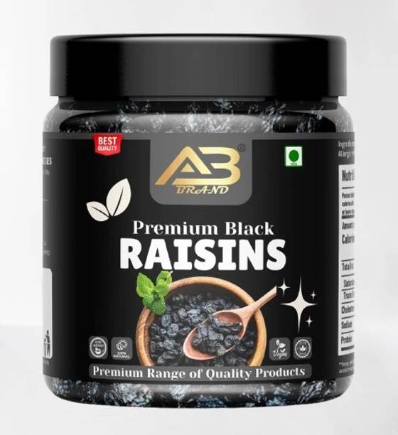 Ab brand Black Raisins | Kali Kishmish | Munakka | Dry Grapes Kali Kishmish | Black Raisins