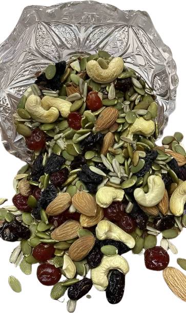 ZION Mix Dry Fruits 1kg &amp; Nuts, Trail Mix, Healthy Nutmix dryfruits Assorted Seeds &amp; Nuts
