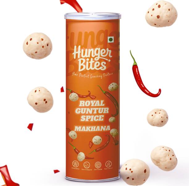 Hunger Bites Royal Guntur Spice Roasted Makhana