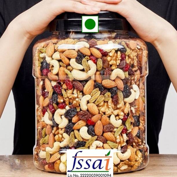 Nutro Cart Mix Dry Fruits [Almonds, Cashews, Raisins, Pistachios,Apricot, (1 kg)