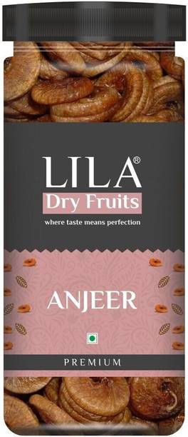 lila dry fruits Premium Dry Figs| Medium Afghani Anjeer| Jar Pack 250gm Figs