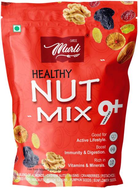 SHREE MURLI Healthy Nutmix | Mixed Dryfruits | Source of Vitamin and Minerals