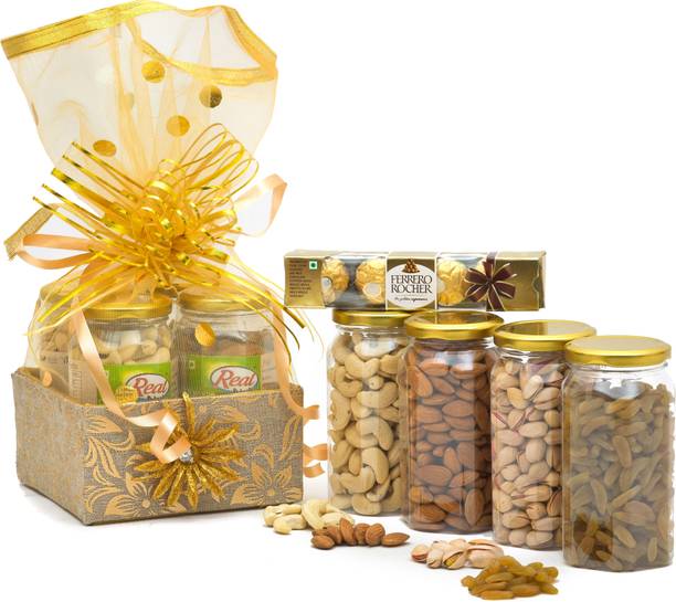 vt real nutri DRY FRUIT GIFT BOX /PACK /HUMPER /COMBO Cashews, Almonds, Pistachios, Raisins