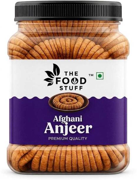 THE FOOD STUFF DRY FIGS PREMIUM ANJEER BOLD AND SOFT FIGS 1KG JAR PACK J38 Figs