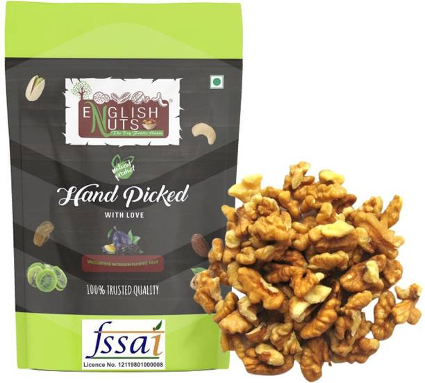 ENGLISH NUTS Walnut Kernels 1000g | Akhrot Giri QuarterVaccum Packed Walnuts