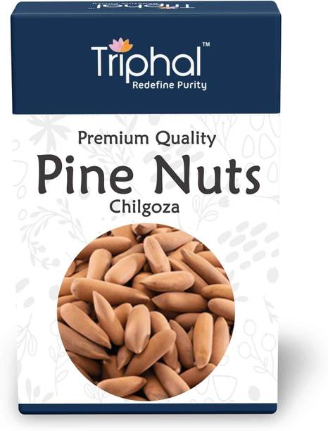 Triphal Pine Nuts | With Shell | Premium Chilgoza | 100 Grams Pine Nuts