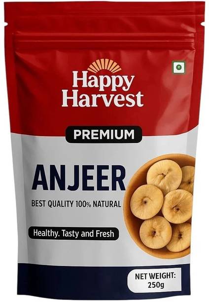Happy Harvest Anjeer Dry Fruits | Dried Figs- 1000 gm-POUCH Packing Figs