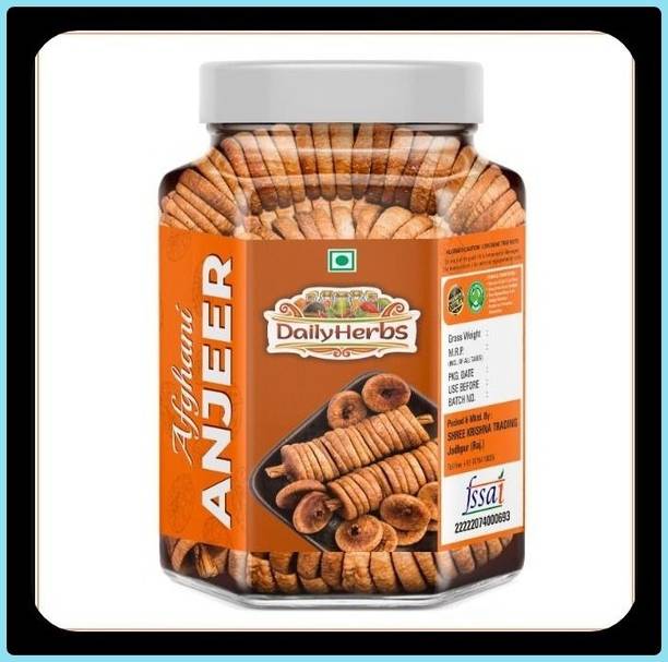 DAILYHERBS Premium Afghani Anjeer | Dryfruits Fresh | Figs