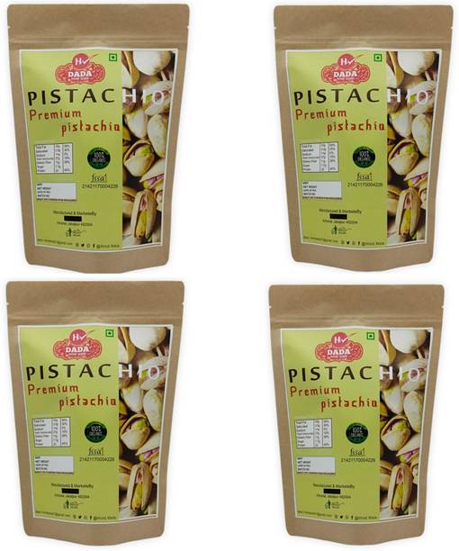 DADA Roasted Salted Pistachios 250g Each Pack Pista (250 X 4 ) pack of 4 Pistachios