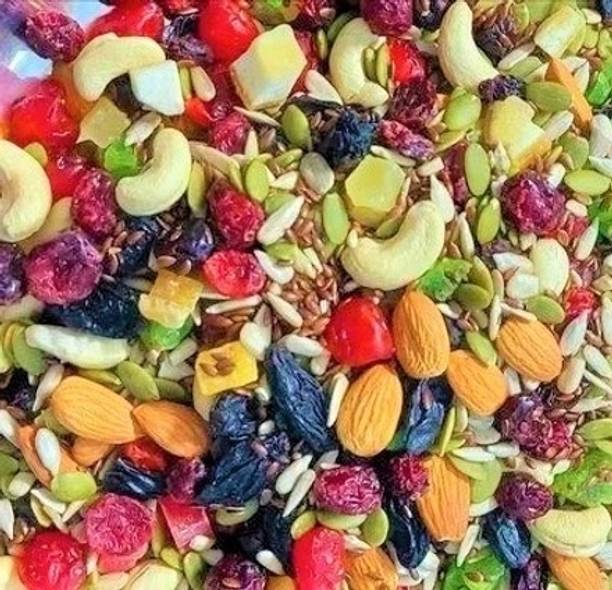 ZION Organic Fresh Mixed Seeds and Dry Fruits| mix dry fruits 1kg Assorted Seeds & Nuts