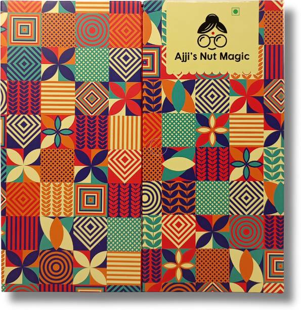 Ajjis nut magic Diwali Dry Fruit Gift Box (500g) | Premium Assortment of 8 Varieties - Combo 5