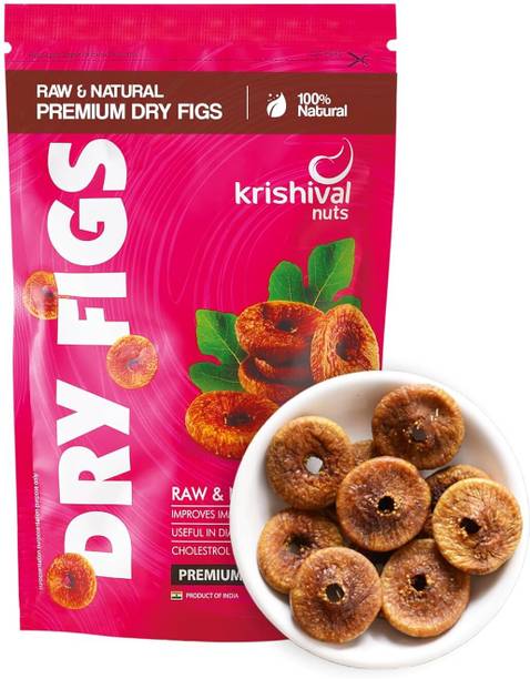 Krishival Premium Dried Figs (Anjeer) | Naturally Sweet & Healthy Snack | Figs