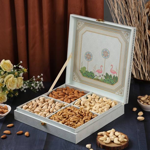 Sonature |Pink Fairy | Dry Fruits Gift Pack, Festival Corporate Diwali Gift Hamper| Cashews, Almonds, Pistachios, Walnuts