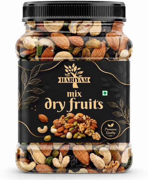 HARIYAM Mixed Nuts & Dry Fruits | Premium Assortment | Delicious Everyday Snack Almonds, Cashews, Pistachios, Raisins, Walnuts