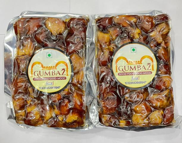 GUMBAZ Khajur Dates With Seeds|Dry Fruits Arabian Dates|Pin Khajoor 1KG Dates