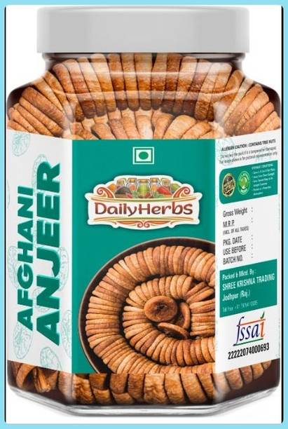 DAILYHERBS Premium Dried Afghani Anjeer | | Fresh Dried | Figs