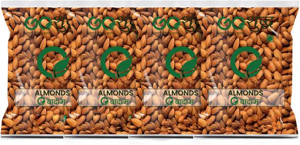 Goshudh Badam (Almond) 100gm Each (Pack of 4) 400g Almonds