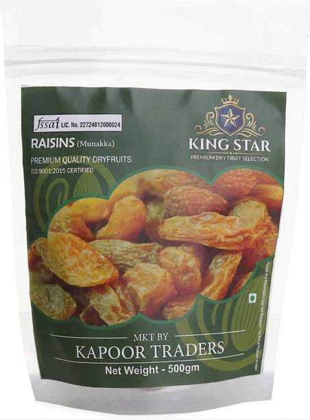 Kingstar Dry Fruits Natural Munakka Dry Fruit 500Gm Raisins
