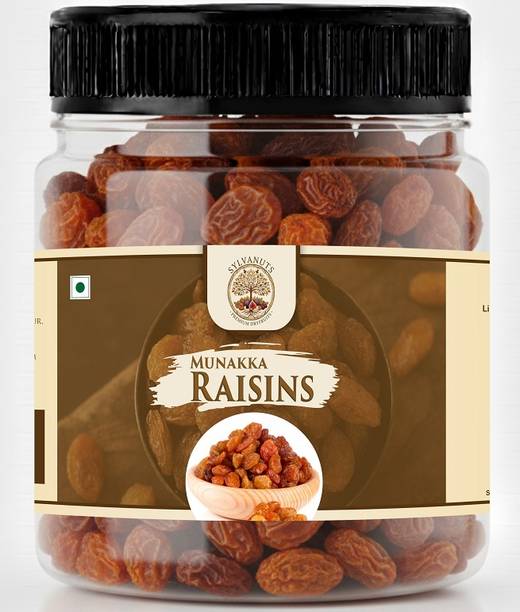 SYLVANUTS Premium Munakka Raisins (250g) | Natural Energy Booster | Digestion Support Raisins