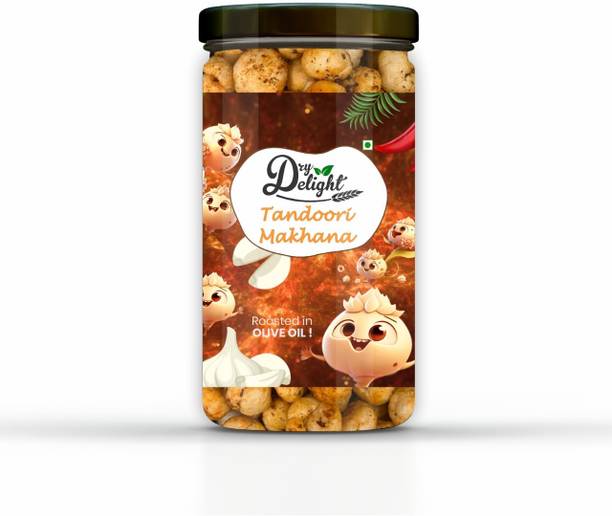 DRYDELIGHT Tandoori Makhana | Roasted in Olive Oil Fox Nut