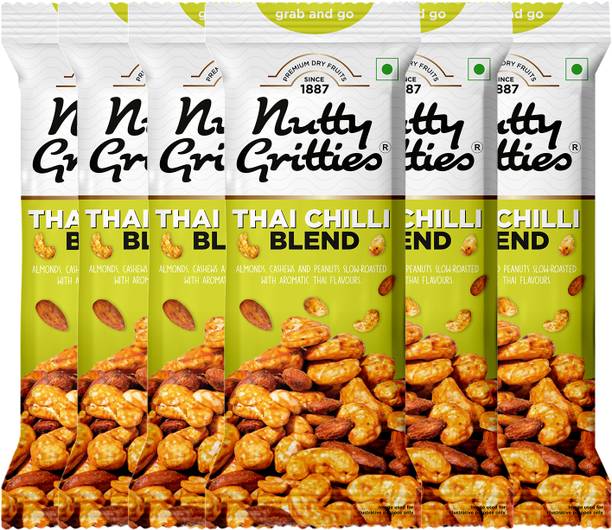 Nutty Gritties Grab and go Thai Chilli Blend Almonds, Cashews
