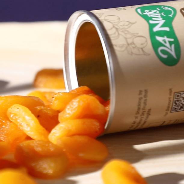 24 NUTS Luxury Turkish Khubani: Premium Hand-Picked Dried Fruits in Elegant Tin Apricots