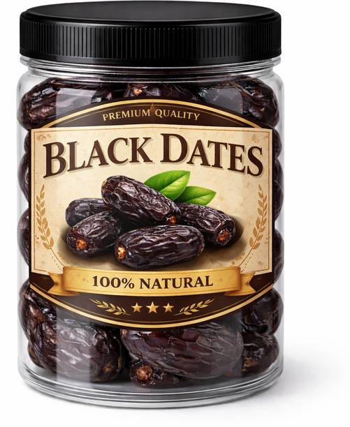 Royal foodery Black Dates | Big size | premium quality dates | khajur | khajoor Dates
